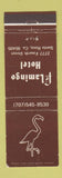 Matchbook Cover - Flamingo Hotel Santa Rosa CA