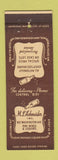 Matchbook Cover - ML Schneider Liquor St Louis MO