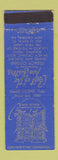 Matchbook Cover - Court of the Two Sisters New Orleans LA WEAR