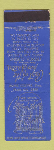 Matchbook Cover - Court of the Two Sisters New Orleans LA WEAR