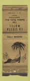 Matchbook Cover - La Siesta Motel Bakersfield CA King Midas WEAR BOBTAIL