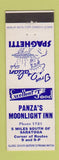 Matchbook Cover - Panza's Moonlight Inn Saratoga Springs NY