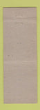 Matchbook Cover - Panza's Moonlight Inn Saratoga Springs NY