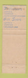 Matchbook Cover - Interstate Hosts Restaurants Airports Steamship