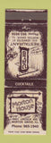 Matchbook Cover - Morton House Vals Restaurant Morton Grove IL