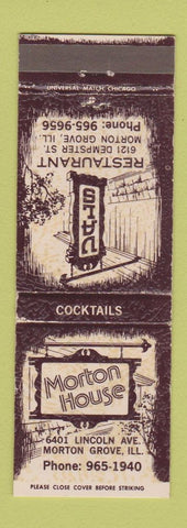 Matchbook Cover - Morton House Vals Restaurant Morton Grove IL