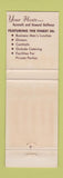 Matchbook Cover - Morton House Vals Restaurant Morton Grove IL