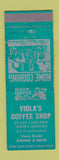 Matchbook Cover - Viola's Coffee Shop