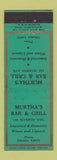 Matchbook Cover - Murtha's Bar and Grill