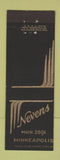 Matchbook Cover - Nevens Minneapolis MN