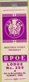 Matchbook Cover - Matchbook Cover Elks Club Albany OR