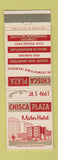 Matchbook Cover - Chisca Plaza Motor Hotel Memphis TN