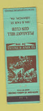 Matchbook Cover - Pleasant Hill Gun Club Lebanon PA WEAR