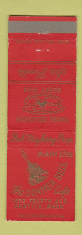 Matchbook Cover - The Dinner Bell Seattle WA cafe