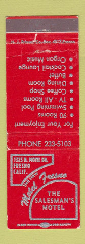 Matchbook Cover - Motel Freson CA WEAR