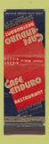 Matchbook Cover - Cafe Enduro Restaurant Brooklyn NY feature WEAR
