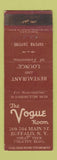 Matchbook Cover - Vogue Room Buffalo NY WEAR