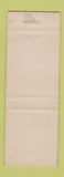 Matchbook Cover - The Ambassador Albany NY WEAR