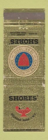 Matchbook Cover - Shores Restaurant Orchard Park NY