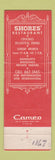 Matchbook Cover - Shores Restaurant Orchard Park NY