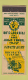 Matchbook Cover - Rochester Turners Rochester NY
