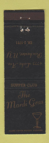 Matchbook Cover - The Mardi Gras Rochester NY WEAR