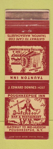 Matchbook Cover - Poughkeepsie Inn NY WEAR Taunton MA