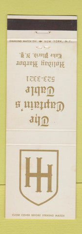 Matchbook Cover - The Captain's Table Lake Placid NY