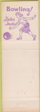 Matchbook Cover - Matchbook Cover Elks Club Anchorage AK girlie bowling