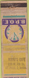 Matchbook Cover - Matchbook Cover Elks Club St Paul MN Venne's Cafe POOR