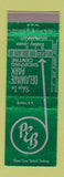 Matchbook Cover - Delaware Park Shopping Centre Buffalo NY Park Edge Liquor