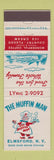 Matchbook Cover - The Muffin Man Elmsford NY