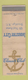 Matchbook Cover - Industry City Clement's Club Brooklyn NY WEAR