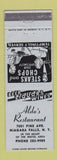 Matchbook Cover - Aldo's Restaurant Niagara Falls NY