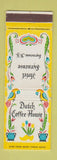 Matchbook Cover - Dutch Coffee House Hotel Syracuse NY