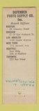 Matchbook Cover - Defender Photo Supply Rochester NY
