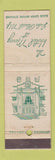 Matchbook Cover - Hotel Marcy Lake Placid NY