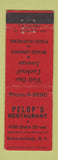 Matchbook Cover - Pelop's Restaurant Schenectady NY WEAR