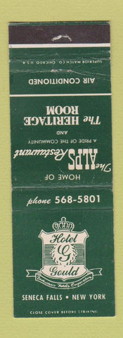 Matchbook Cover - Hotel Gould Seneca Falls NY WEAR
