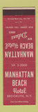 Matchbook Cover - Manhattan Beach Hotel Brooklyn NY