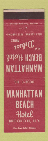 Matchbook Cover - Manhattan Beach Hotel Brooklyn NY