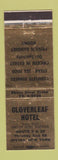 Matchbook Cover - Cloverleaf Hotel Irving NY