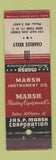 Matchbook Cover - Jas Marsh Corp Heating Instrument Charles Kelly New York City