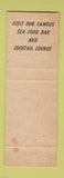 Matchbook Cover - Granson's Restaurant New York City STAINED