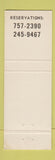 Matchbook Cover - Le Biarritz Restaurant French New York City