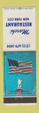 Matchbook Cover - Marchi Restaurant New York City