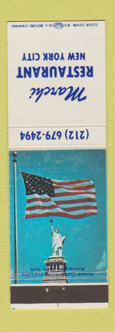 Matchbook Cover - Marchi Restaurant New York City