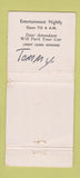 Matchbook Cover - Anna Maria's Restaurant Italian Washington DC WORN 30 Strike