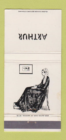 Matchbook Cover - Arthur New York City 30 Strike