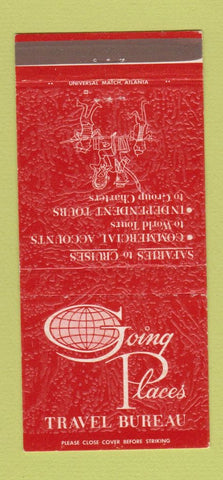 Matchbook Cover - Going Places Travel Agency Birmingham AL 30 Strike